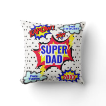 Persoised Super Hero Comic Book Throw Kissen