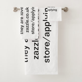 Person akzeptiert, dass sie geliebt wird. badhandtuch set