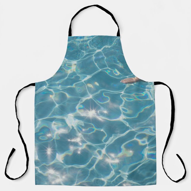 Person am Schwimmbad Schürze (Vorderseite)