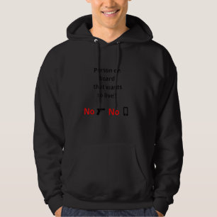 Person an Bord Hoodie