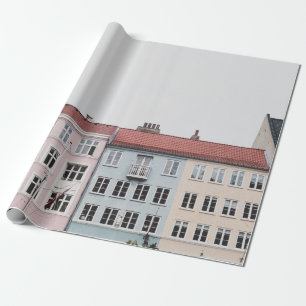 PERSON, DIE FOTOS VON STRUKTUREN MACHT GESCHENKPAPIER