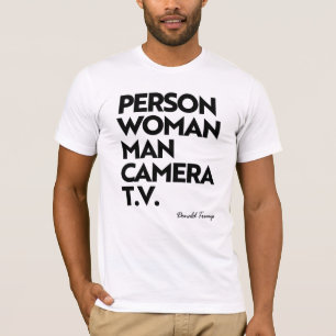 PERSON FRAMAN CAMERA T.V. T-Shirt