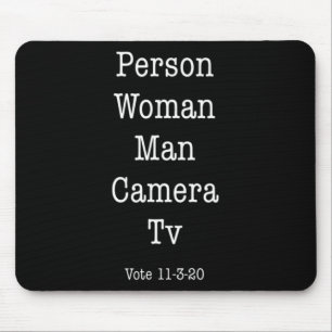 Person Frau Mann Kamera Fernsehen Abstimmung 11-3 Mousepad