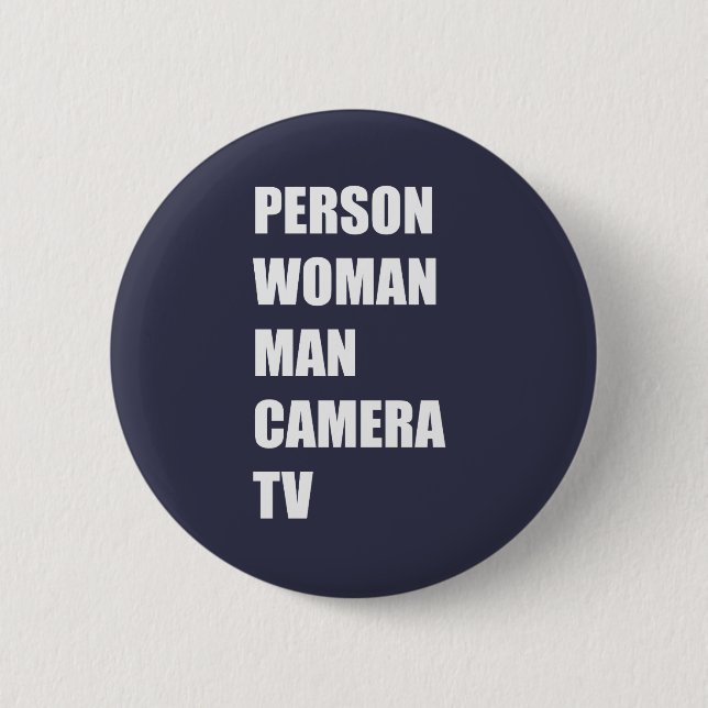 Person, Frau, Mann, Kamera, Fernsehen Button (Vorderseite)