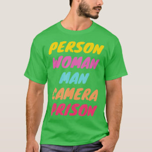 Person, Frau, Mann, Kamera, PRISON - 13 T-Shirt