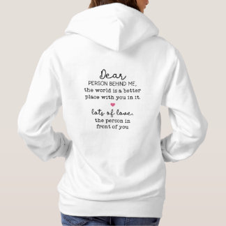 Person hinter mir Hoodie