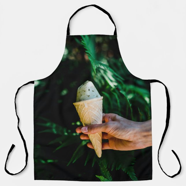 Person mit Eis Schürze (Vorderseite)