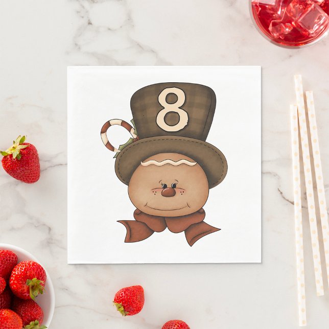 Person Nummer 8 in einem Hat Napkins Serviette (Von Creator hochgeladen)