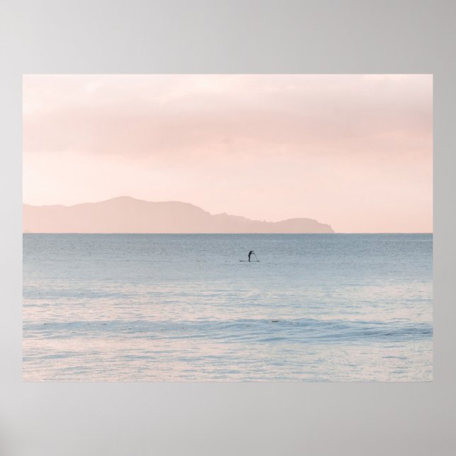 PERSON PADDLE BOARDING POSTER (Vorne)