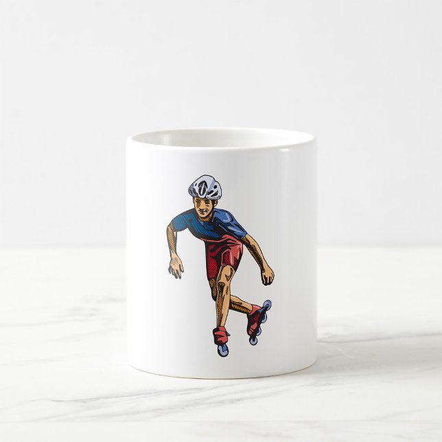 Person Rollerblading Kaffeetasse (Von Creator hochgeladen)