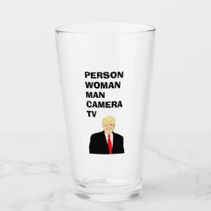 Person Woman Man Camera TV Funny Trump Glas