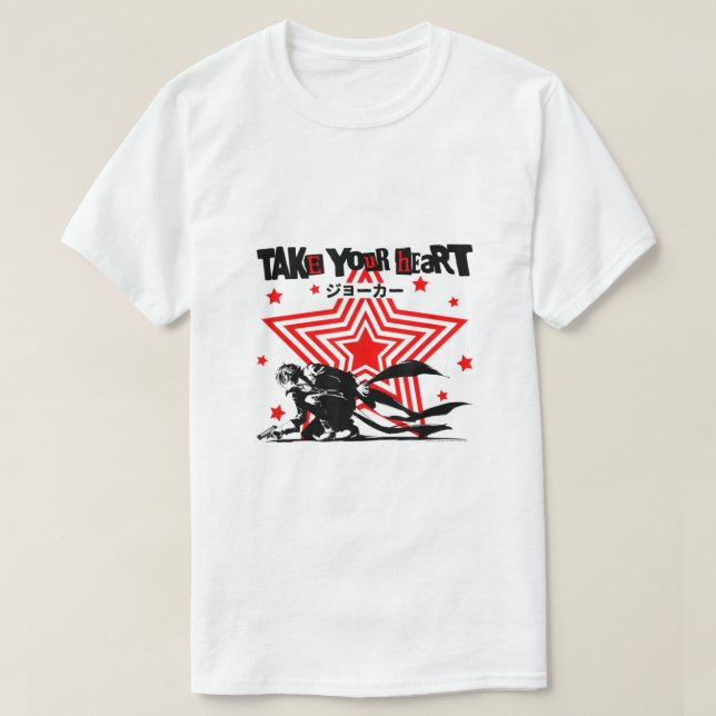 Persona 5 Joker Herznehmen T-Shirt (Design vorne)