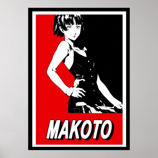 Persona 5 Makoto Niijima Celeb Poster (Vorne)
