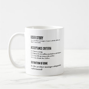 Persona Produktmanager User Story Agile Scrum Tass Kaffeetasse