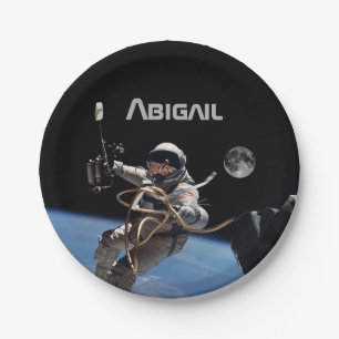 Personal Astronaut Space Walk Party Pappteller
