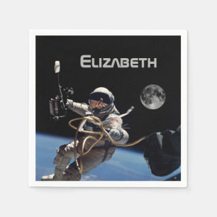 Personal Astronaut Space Walk Party Serviette