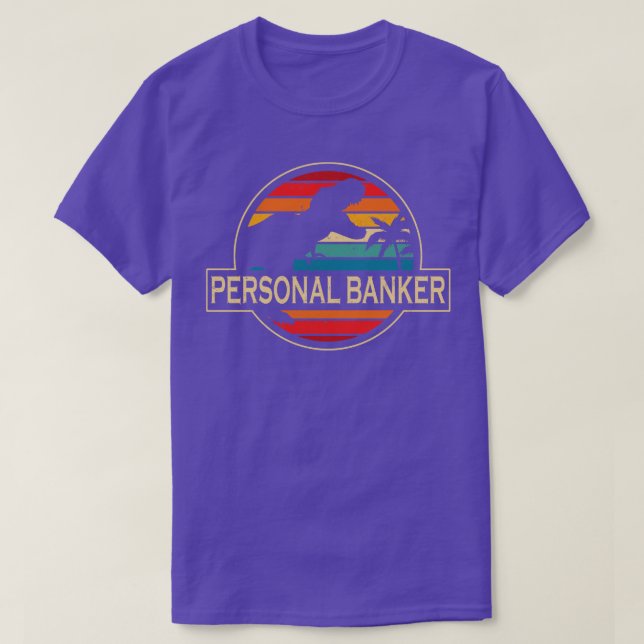 Personal Banker Dinosaur T-Shirt (Design vorne)