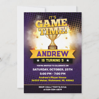 Personal Basketball Birthday Invitation Sport Einladung