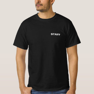 PERSONAL Black T - Shirt Front and Back Design
