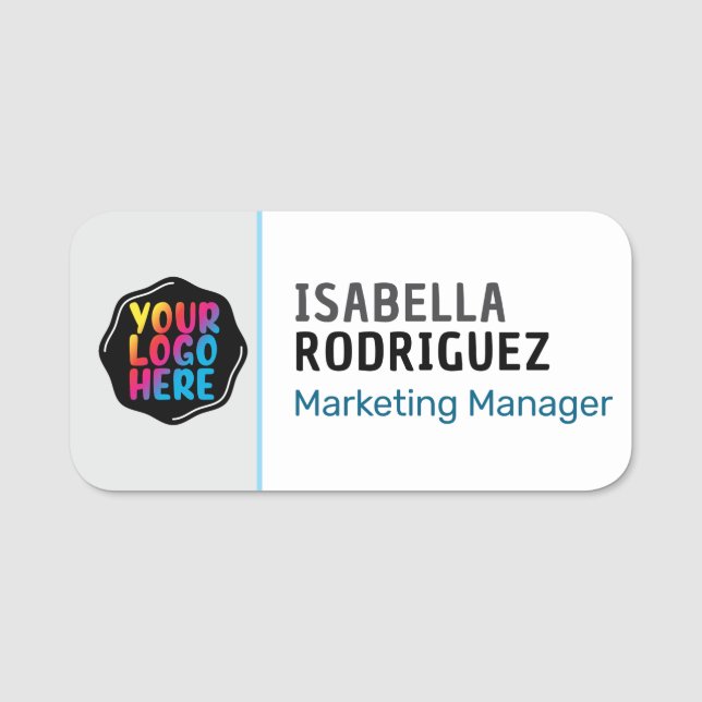 Personal der Magnetfirma personalisiert individuel Namensschild (Vorderseite)