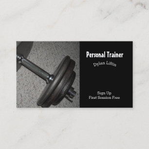 Personal Fitness Trainer Visitenkarte