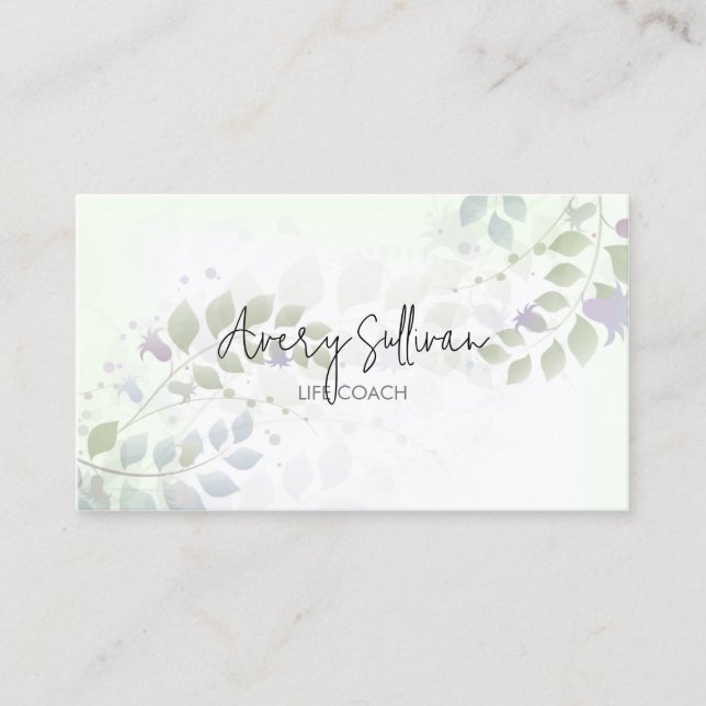 Personal Help Life Coach Visitenkarte (Vorderseite)