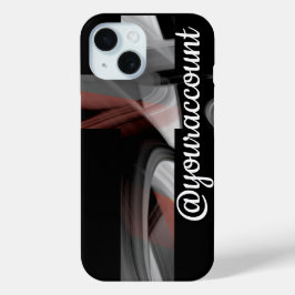 Personal iPhone Cases Trend Abstract Black Powdery