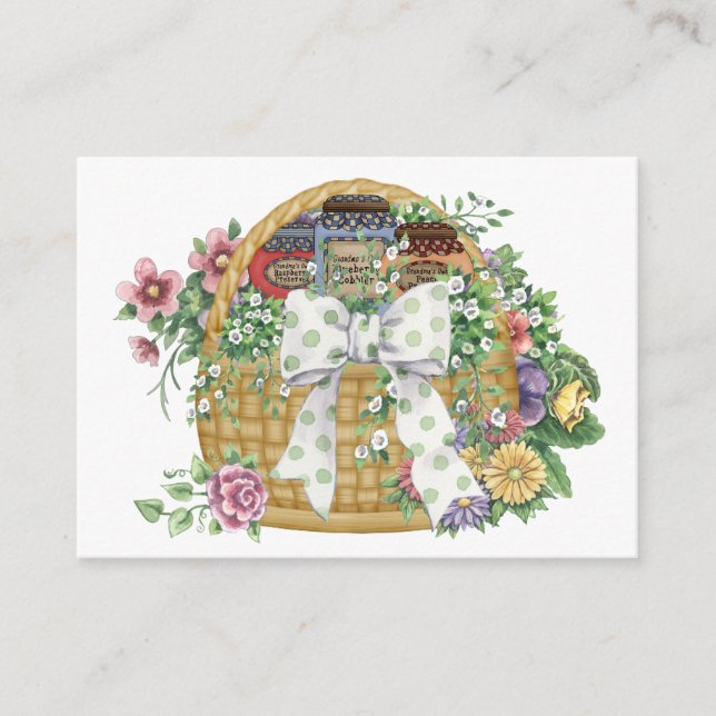 Personal Kitchen Basket Business / Einschließungsk Begleitkarte (Vorderseite)