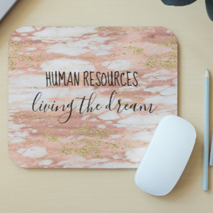 Personal Living the Dream Office Work Spaß Mousepad