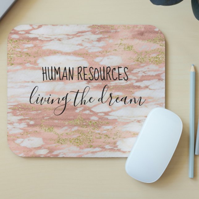 Personal Living the Dream Office Work Spaß Mousepad (Von Creator hochgeladen)