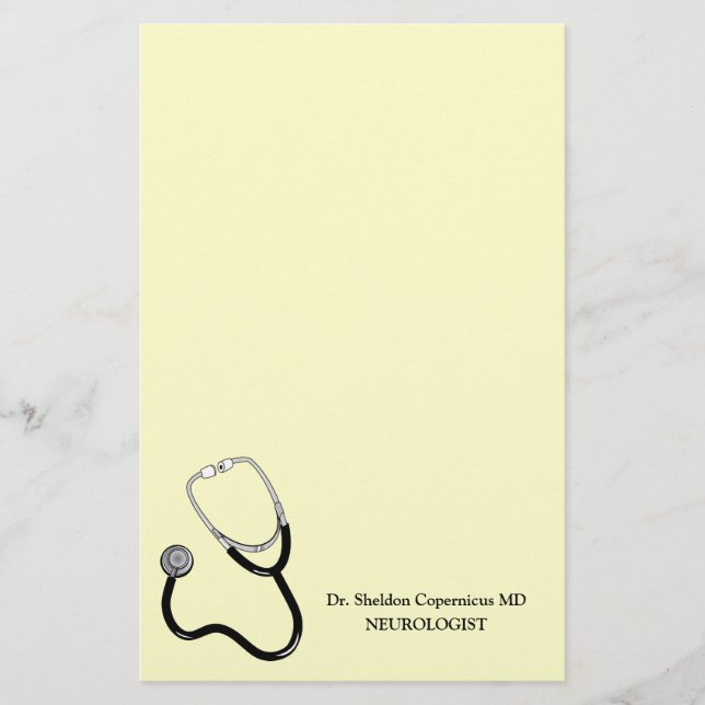 Personal Notepad Doktors Briefpapier (Vorderseite)
