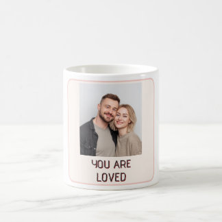 Personal Photo and Editable Text Valentine Mug Kaffeetasse