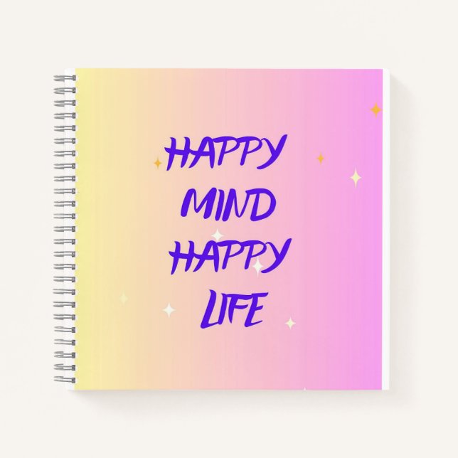 Personal Spiral Notebook – Motivational Notizbuch (Vorderseite)