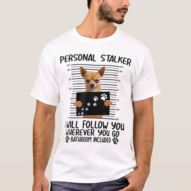 Personal Stalker Poodle Shirt, Podie Shirt Poodle (Vorderseite)