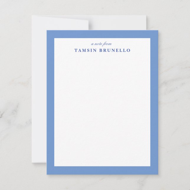 Personal Stationery Einladung (Vorderseite)