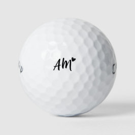 Personal Touch Customizable Initials Birthday Gift Golfball