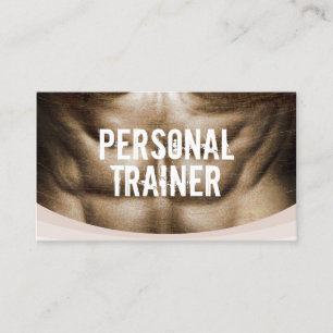 Personal Trainer Berufliche Fitness Gym Visitenkarte