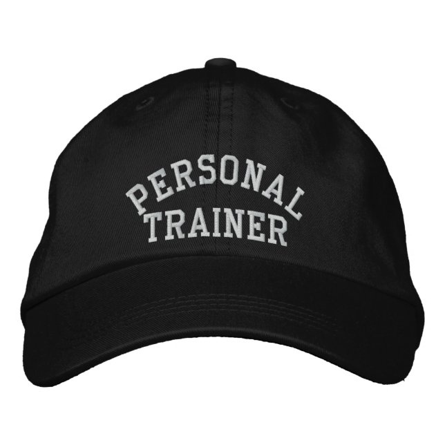 Personal Trainer Bestickte Baseballkappe (Vorderseite)