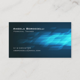 Personal Trainer Business Card Flashback Visitenkarte
