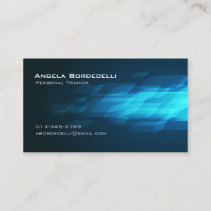 Personal Trainer Business Card Flashback Visitenkarte