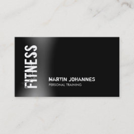 Personal Trainer Business Card für moderne Fitness Visitenkarte