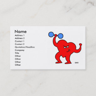 Personal Trainer Business Card für Physiotherapeut Visitenkarte