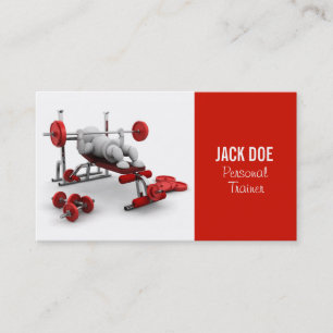 Personal Trainer Business Card Visitenkarte