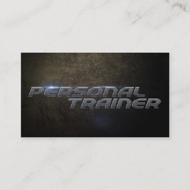Personal Trainer Business card Visitenkarte (Vorderseite)