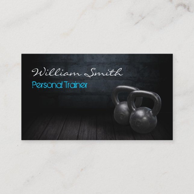 Personal Trainer Business card Visitenkarte (Vorderseite)