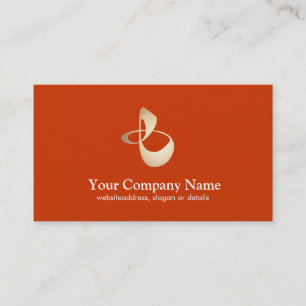 Personal Trainer Business Orange Card Visitenkarte
