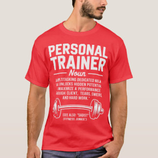 Personal Trainer Definition Fitness Coach vintage T-Shirt