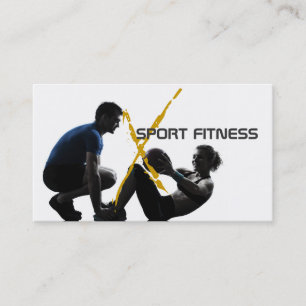 Personal Trainer, Fitness Business Card Visitenkarte