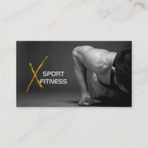 Personal Trainer, Fitness Business Card Visitenkarte
