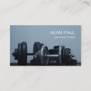 Personal Trainer, Fitness Business Card Visitenkarte